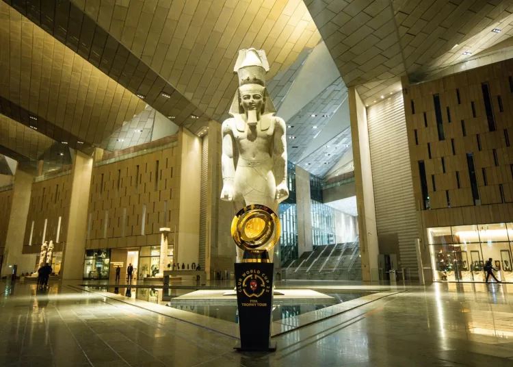 Grand Egyptian Museum welcomes FIFA delegation, Club World Cup trophy 1 - Egyptian Gazette