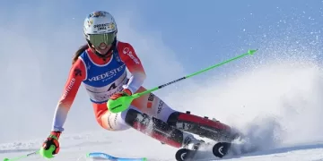Swiss skier Rast leads Alpine worlds