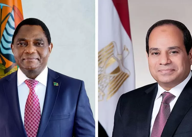 President Sisi receives Zambian counterpart to discuss boosting bilateral ties 1 - Egyptian Gazette