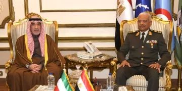 Defense minister discusses regional conditions, future cooperation with his Kuwaiti counterpart 1 - Egyptian Gazette Defense minister discusses regional conditions, future cooperation with his Kuwaiti counterpart