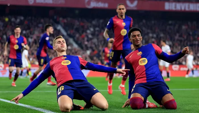 Barca stays in Liga title race 2 - Egyptian Gazette Barca stays in Liga title race 1 - Egyptian Gazette