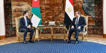 In talks between President Sisi, Jordan Crown Prince: Amman values Cairo’s role in stabilising Gaza ceasefire