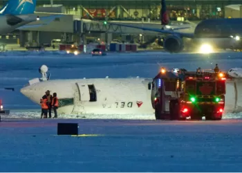 18 injured after plane crashes, flips over at Toronto airport in Canada