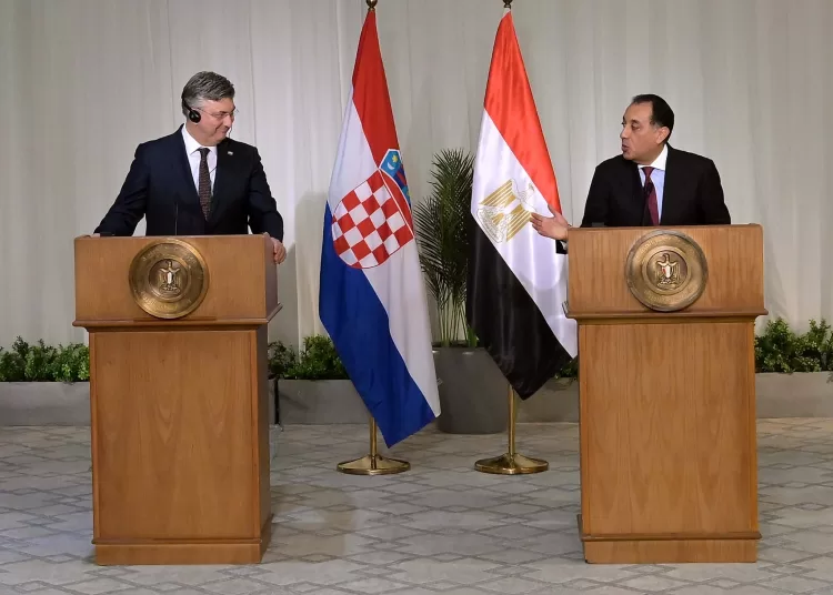 PMs of Egypt, Croatia hold plenary session of talks 1 - Egyptian Gazette