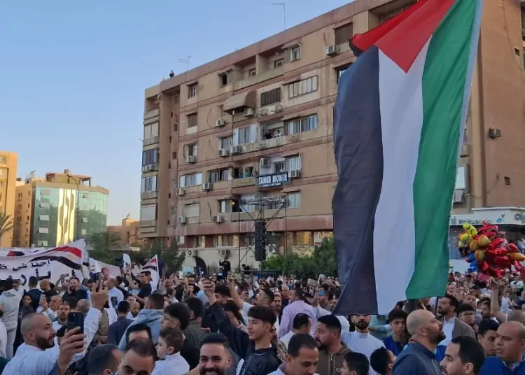 Millions of Egyptians flood streets in Pro-Palestinian rallies 1 - Egyptian Gazette