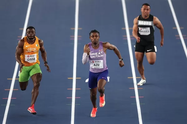 Azu storms to World Athletics gold 2 - Egyptian Gazette Azu storms to World Athletics gold 1 - Egyptian Gazette