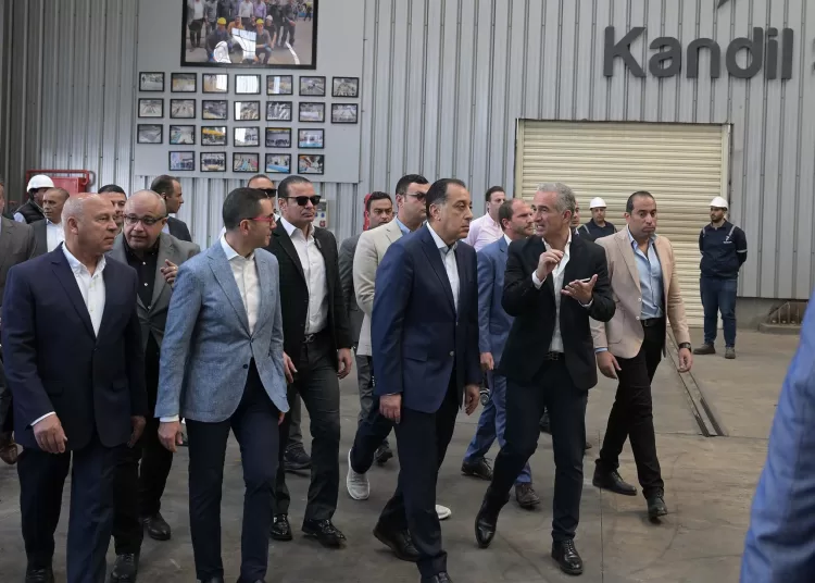 PM kicks off tour to inspect Kandil Steel Factory in 10th of Ramadan City 1 - Egyptian Gazette