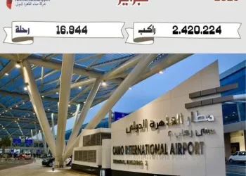 Passenger numbers at Cairo airport rise in Feb. 2025