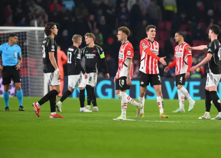 Arsenal thrash PSV 7-1, teenage duo shine 2 - Egyptian Gazette Arsenal thrash PSV 7-1, teenage duo shine 1 - Egyptian Gazette