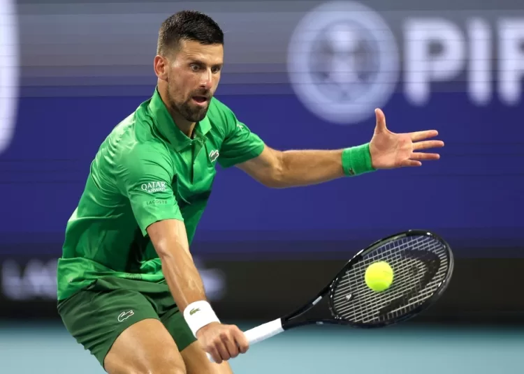 Djokovic marches into Miami quarters as Ruud exits 2 - Egyptian Gazette Djokovic marches into Miami quarters as Ruud exits 1 - Egyptian Gazette