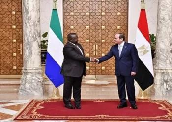 Sierra Leone president lauds successful visit to Egypt, Sisi’s wisdom, vision to develop Africa