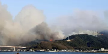 Wildfires in western Japan damage homes, force residents to evacuate in at least 2 areas