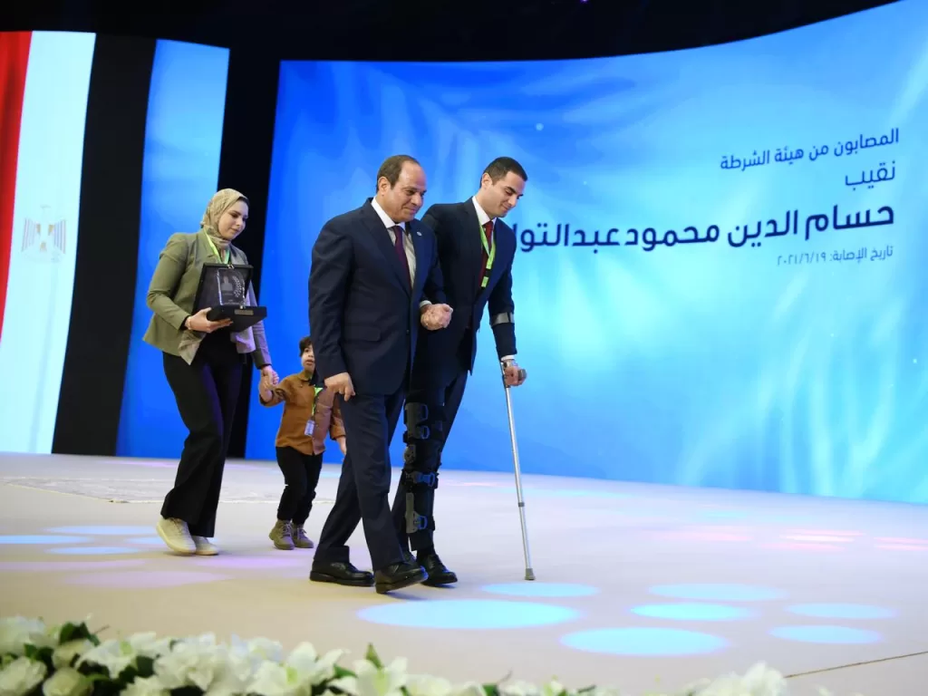 President Sisi performs Eid prayers, honors families of Armed Forces' Martyrs 5 - Egyptian Gazette