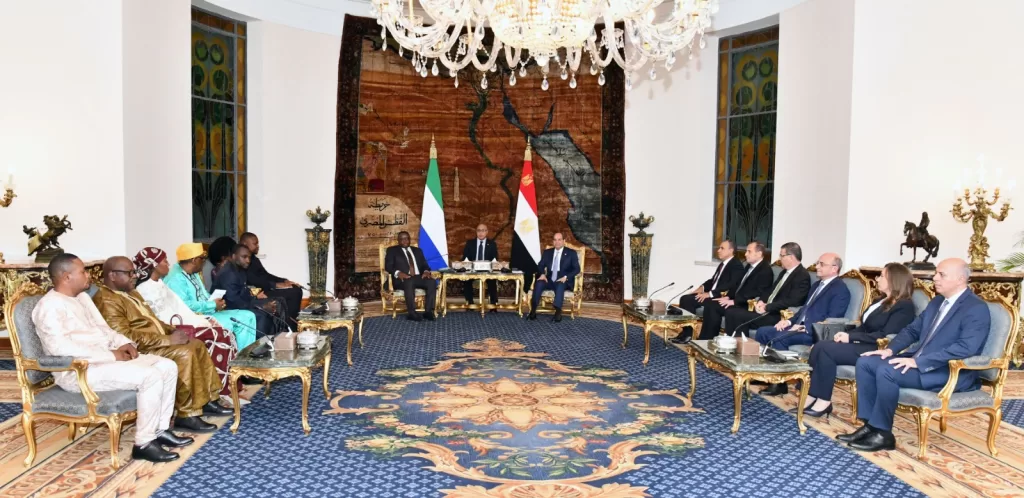 Nile water, Gaza focus of Egypt-Sierra Leone talks 3 - Egyptian Gazette