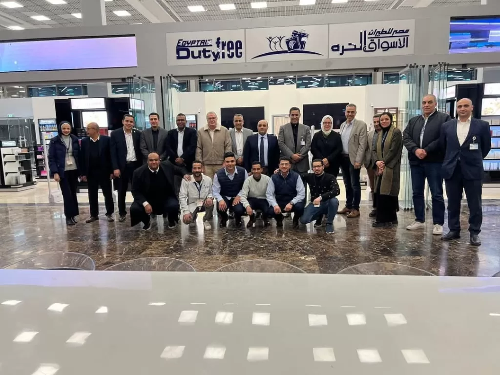 Head of Duty-Free Company inspects Sphinx Airport branch 23 - Egyptian Gazette