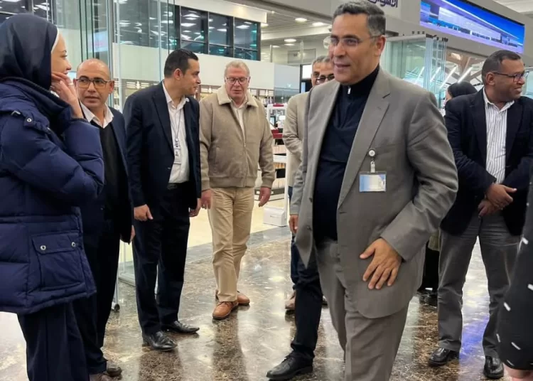Head of Duty-Free Company inspects Sphinx Airport branch 1 - Egyptian Gazette