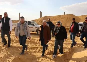 Housing min. follows up work progress in New Zayed City