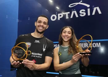 Egyptian duo wins Optasia Squash titles