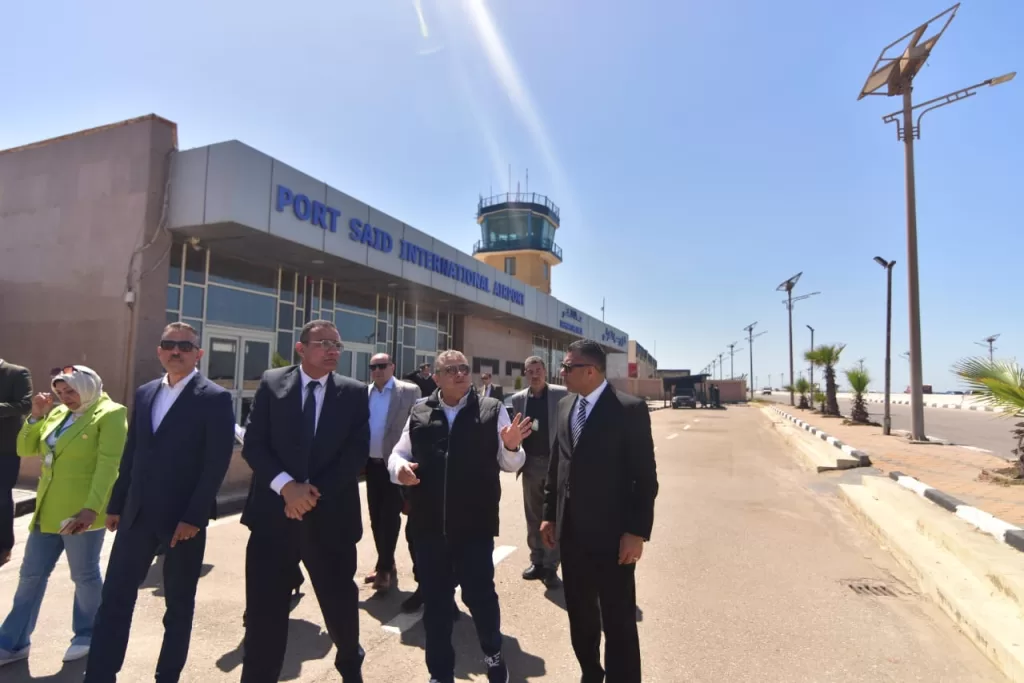 Security, environmental inspection committee visits Port Said airport 3 - Egyptian Gazette