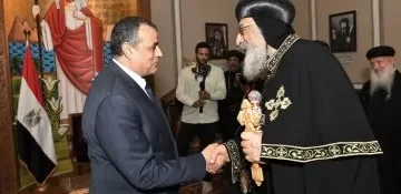 State miliary production min. greets Pope Tawadros on Easter 1 - Egyptian Gazette State miliary production min. greets Pope Tawadros on Easter