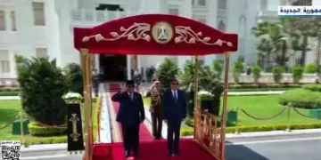 Sisi hosts Indonesian president in Cairo