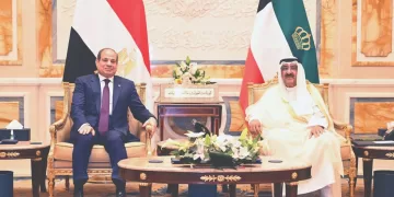 Sisi, Sheikh Mishal reiterate categorical rejection of displacement of Palestinians