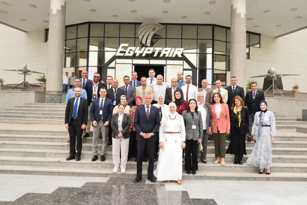 EgyptAir honours veteran executive for 4 decades of service 3 - Egyptian Gazette