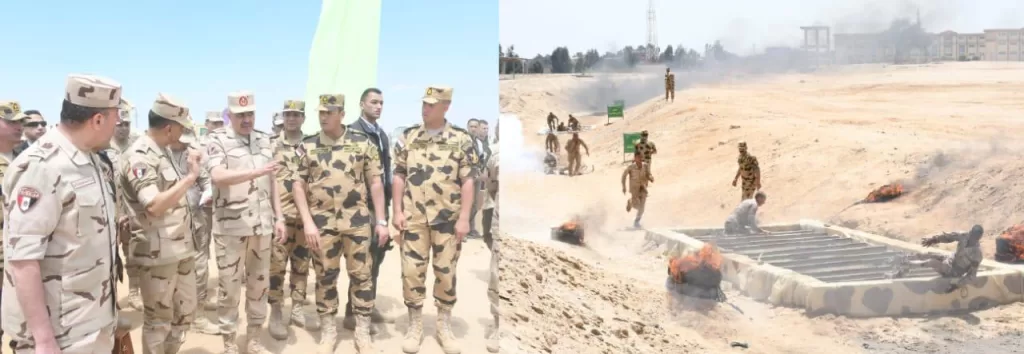 CoS inspects training facilities at NCO Institute 5 - Egyptian Gazette