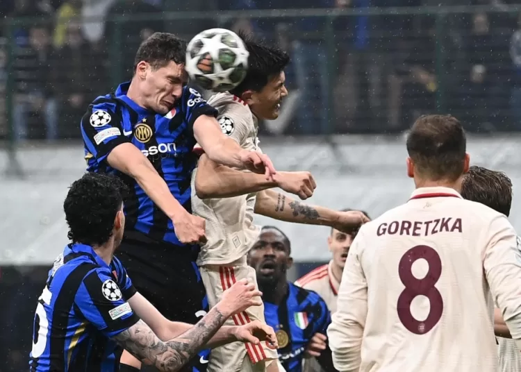 Inter hold Bayern in stormy San Siro 2-2 draw 1 - Egyptian Gazette