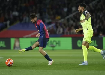 Barcelona increases Spanish league lead by beating Mallorca 1-0 on Dani Olmo’s goal