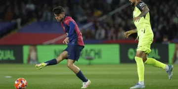 Barcelona increases Spanish league lead by beating Mallorca 1-0 on Dani Olmo’s goal 1 - Egyptian Gazette Barcelona increases Spanish league lead by beating Mallorca 1-0 on Dani Olmo’s goal