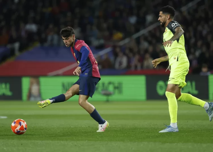 Barcelona increases Spanish league lead by beating Mallorca 1-0 on Dani Olmo’s goal 1 - Egyptian Gazette