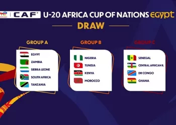 Hosts Egypt to face S. Africa in U-20 AFCON