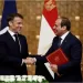 President Sisi to hold key bilateral talks at G7 summit in France 2 - Egyptian Gazette Archive photo of Egyptian President Abdel Fattah El Sisi and French President Emmanuel Macron.
