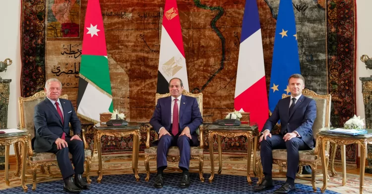 Egypt, France, Jordan hold conference call with Trump to tackle Gaza ceasefire 11 - Egyptian Gazette