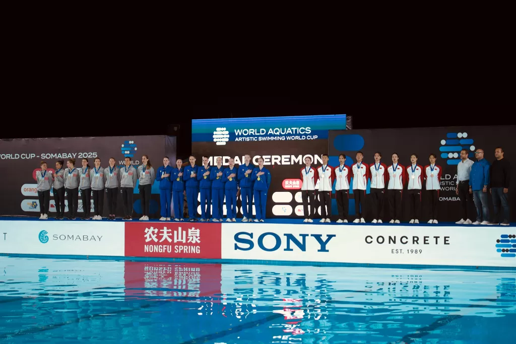 World Aquatics Artistic Swimming World Cup – Somabay 2025 positions Egypt as a global aquatic sports destination 4 - Egyptian Gazette World Aquatics Artistic Swimming World Cup – Somabay 2025 positions Egypt as a global aquatic sports destination 3 - Egyptian Gazette