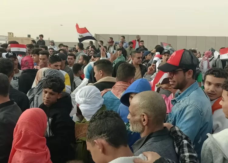 Arish roars for Palestine: No to displacement! 1 - Egyptian Gazette