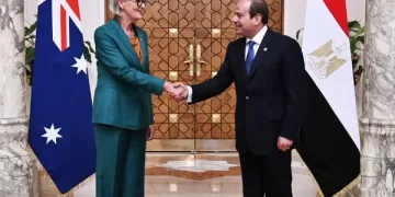 Sisi receives Australian governor-general