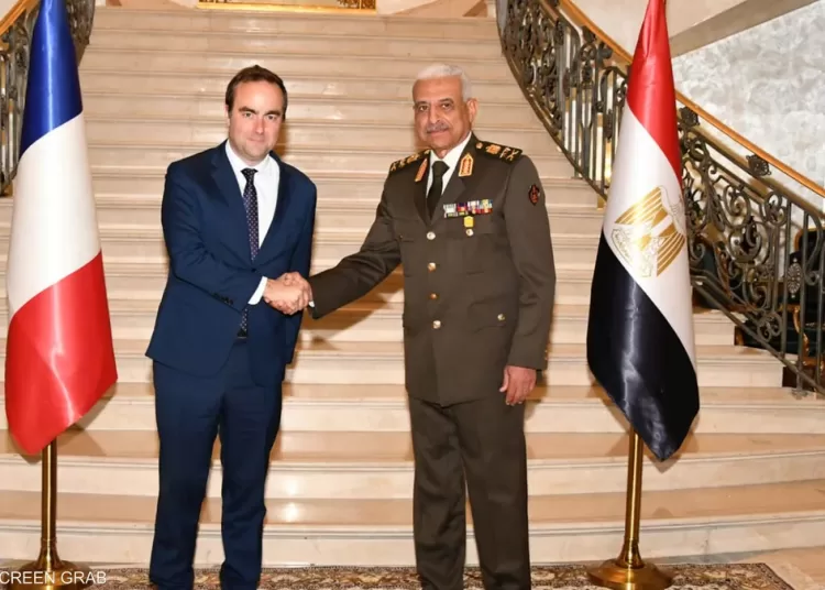 Egyptian defence min. meets his French counterpart 1 - Egyptian Gazette