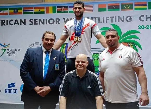 Egypt's lifters flex muscle at African feat 7 - Egyptian Gazette