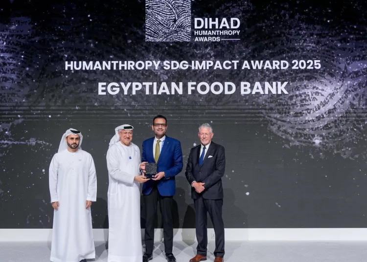 Egyptian Food Bank receives Humanthropy SDG Impact Awardat DIHAD 2025 1 - Egyptian Gazette