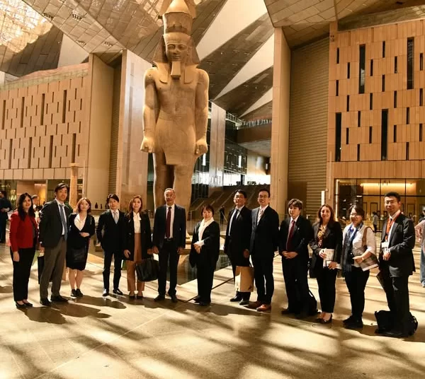 GEM receives Comoros President, Japanese minister 1 - Egyptian Gazette