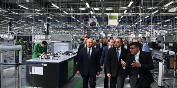 PM opens automotive wiring systems factory in 10th of Ramadan City
