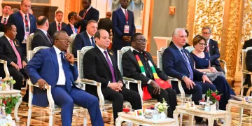 Sisi, Putin hold talks on sidelines of Victory Day celebrations 1 - Egyptian Gazette Sisi, Putin hold talks on sidelines of Victory Day celebrations