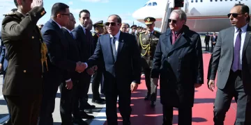 Sisi leaves Athens for Moscow to attend Victory Day celebrations 1 - Egyptian Gazette Sisi leaves Athens for Moscow to attend Victory Day celebrations