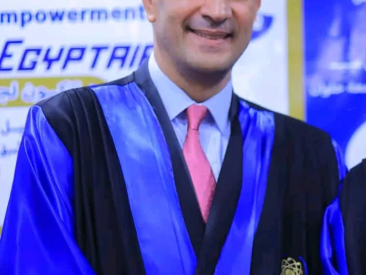 EgyptAir official earns PhD in business administration from Helwan University 2 - Egyptian Gazette EgyptAir official earns PhD in business administration from Helwan University 1 - Egyptian Gazette