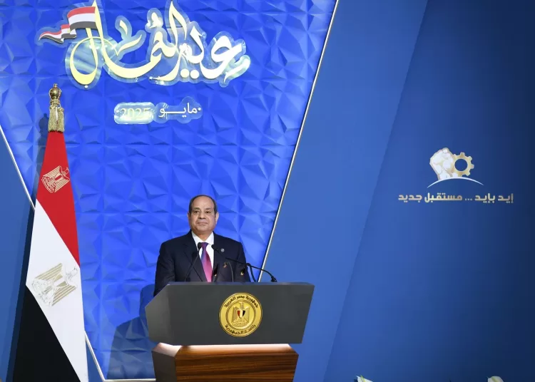 Sisi attends Labour Day celebration in Suez 1 - Egyptian Gazette