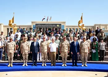 Military attachés tour Egyptian Academy, national projects
