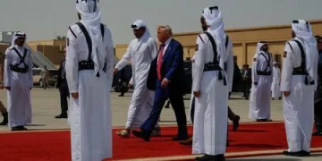 Trump hails Qatari pledge to invest $10 billion in US airbase, visits UAE