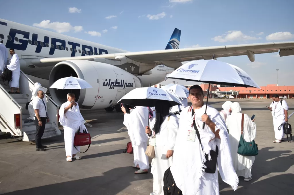EgyptAir continues air bridge to bring back 66,000 pilgrims from Saudi Arabia 5 - Egyptian Gazette